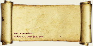 Velimir Krnjinac vizit kartica